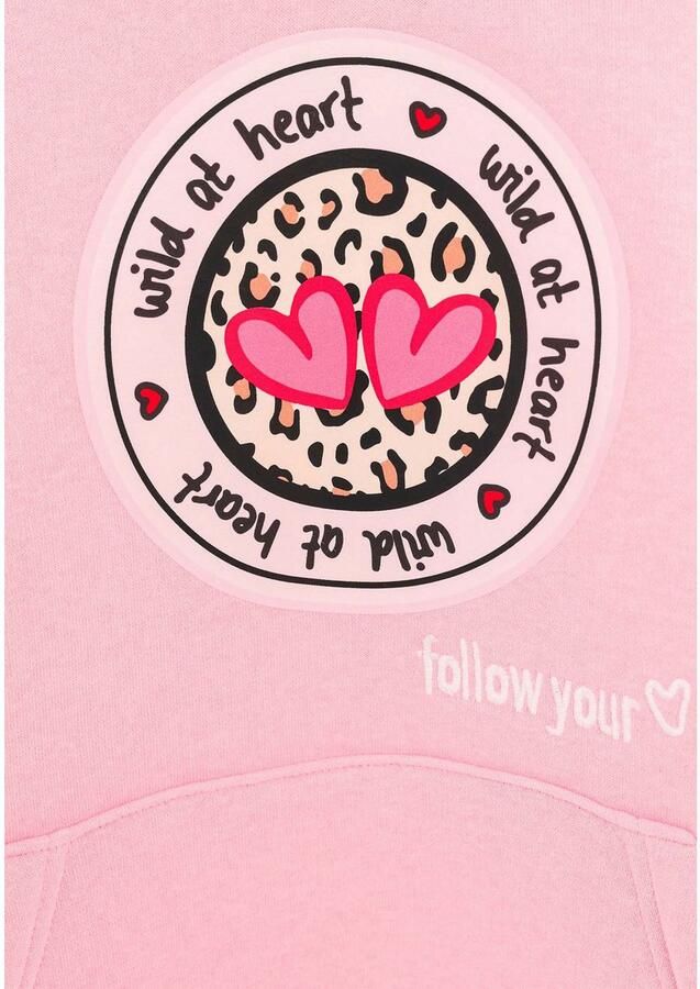 Zwillingsherz Hoodie Kelly-Kids met rond leeuwmotief voor meisjes - Foto 3