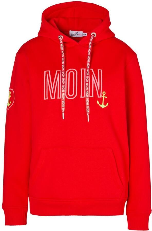 Zwillingsherz Hoodie Limited Edition Lange mouw capuchon anker motief exclusief bij Otto - Foto 10
