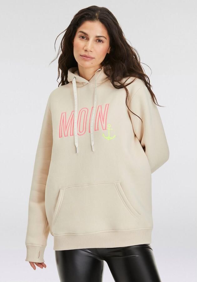 Zwillingsherz Hoodie Limited Edition Lange mouw capuchon anker motief exclusief bij Otto - Foto 7