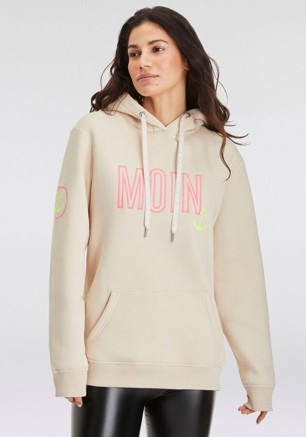 Zwillingsherz Hoodie Limited Edition Lange mouw capuchon anker motief exclusief bij Otto - Foto 8