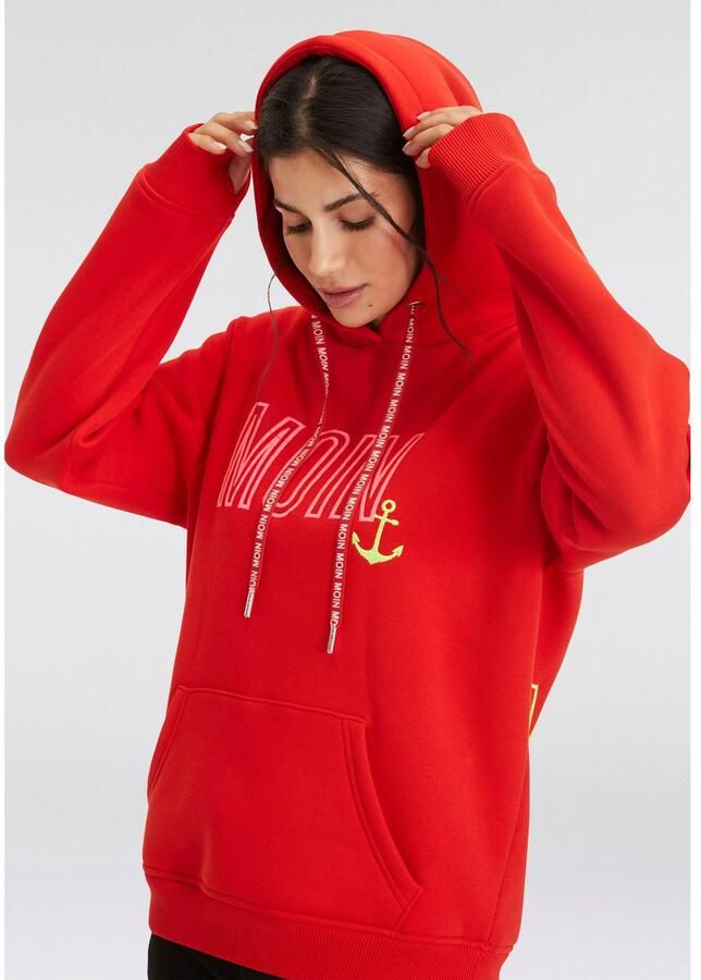 Zwillingsherz Hoodie Limited Edition Lange mouw capuchon anker motief exclusief bij Otto - Foto 5