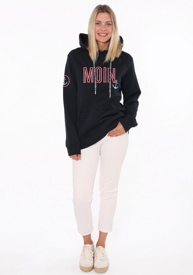 Zwillingsherz Hoodie Limited Edition Lange mouw capuchon anker motief exclusief bij Otto - Foto 6