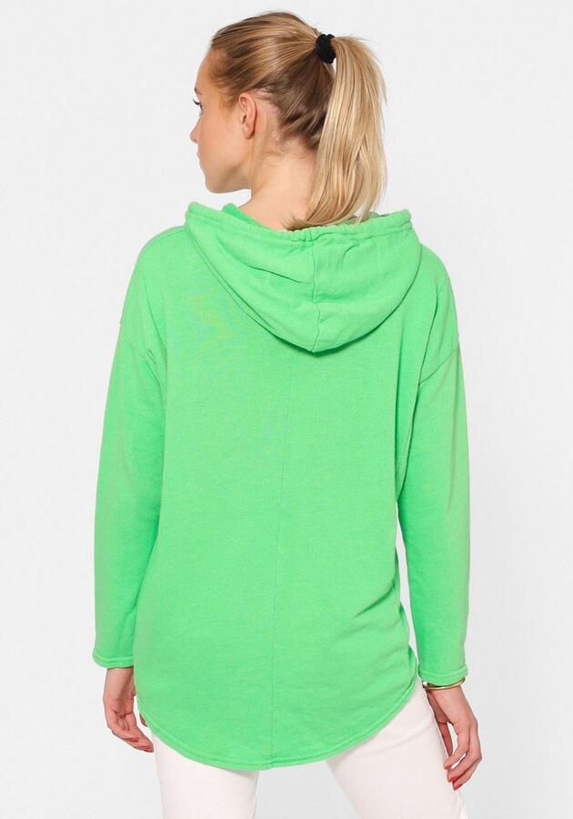 Zwillingsherz Hoodie Moin Capuchon trekkoord lange mouw maritieme belettering - Foto 5