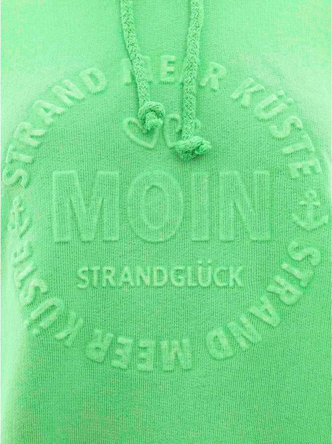 Zwillingsherz Hoodie Moin Capuchon trekkoord lange mouw maritieme belettering - Foto 3