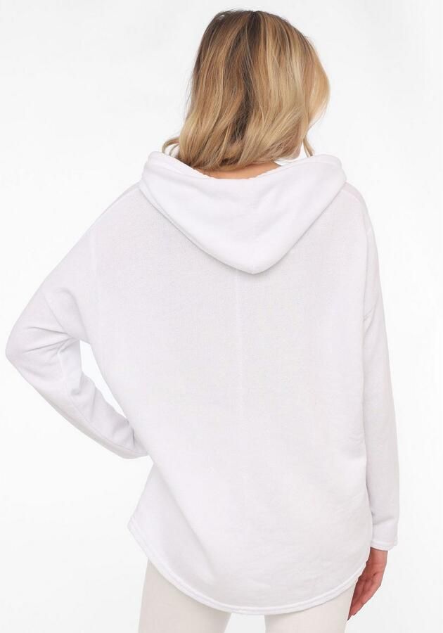 Zwillingsherz Hoodie Moin Capuchon trekkoord lange mouw maritieme belettering - Foto 3