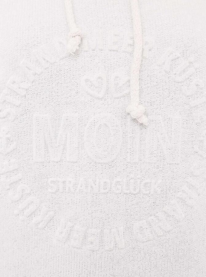 Zwillingsherz Hoodie Moin Capuchon trekkoord lange mouw maritieme belettering - Foto 2