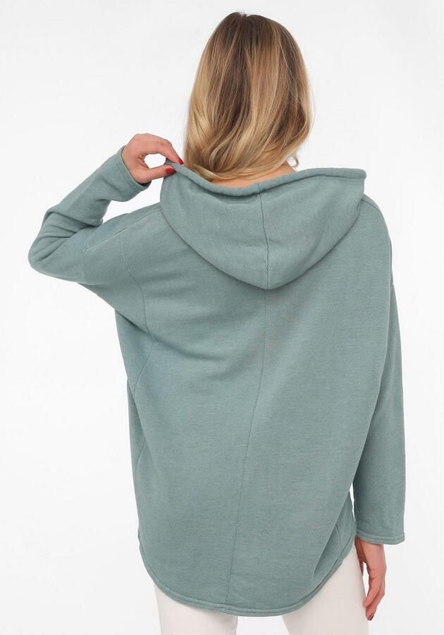 Zwillingsherz Hoodie Moin Capuchon trekkoord lange mouw maritieme belettering - Foto 4