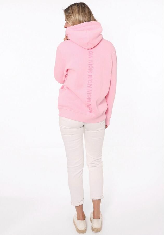 Zwillingsherz Hoodie Paillette MOIN met paillettenanker en geborduurd opschrift - Foto 6