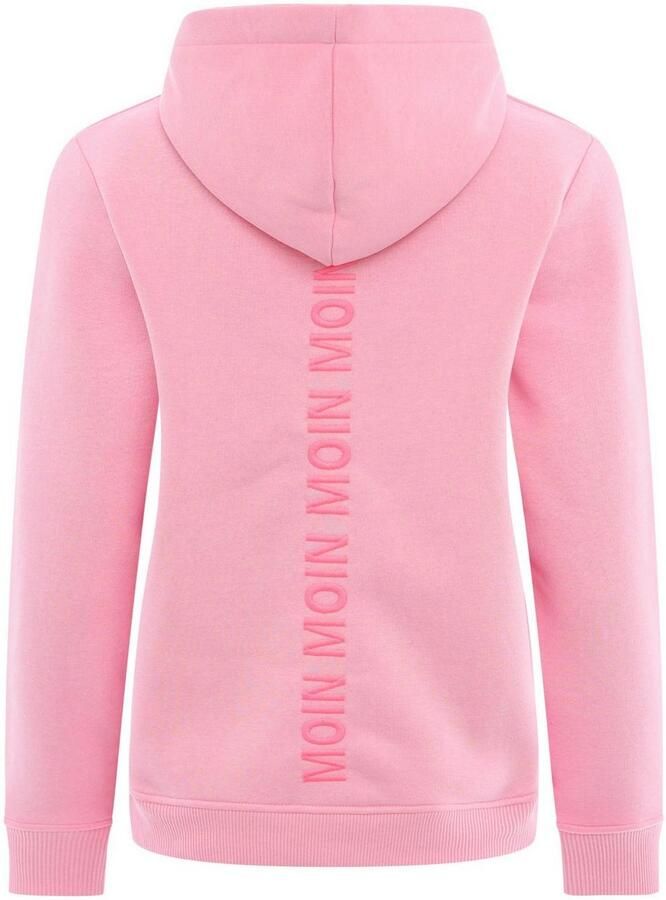 Zwillingsherz Hoodie Paillette MOIN met paillettenanker en geborduurd opschrift - Foto 3