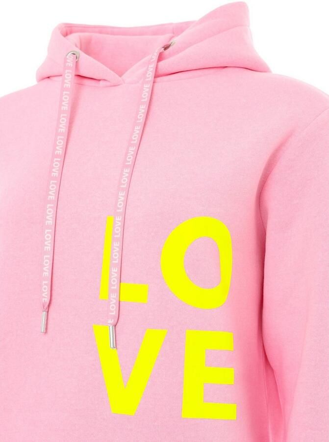 Zwillingsherz Hoodie Print capuchon lange mouw kangoeroezak trekkoord - Foto 2