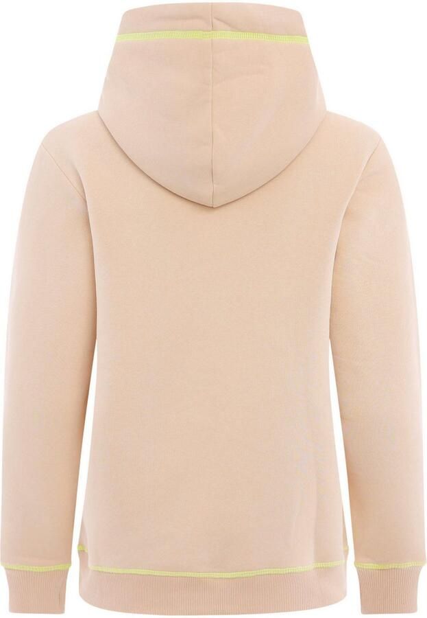 Zwillingsherz Hoodie Strandleven Moin met geborduurd schrift en neonkleurige accenten - Foto 4