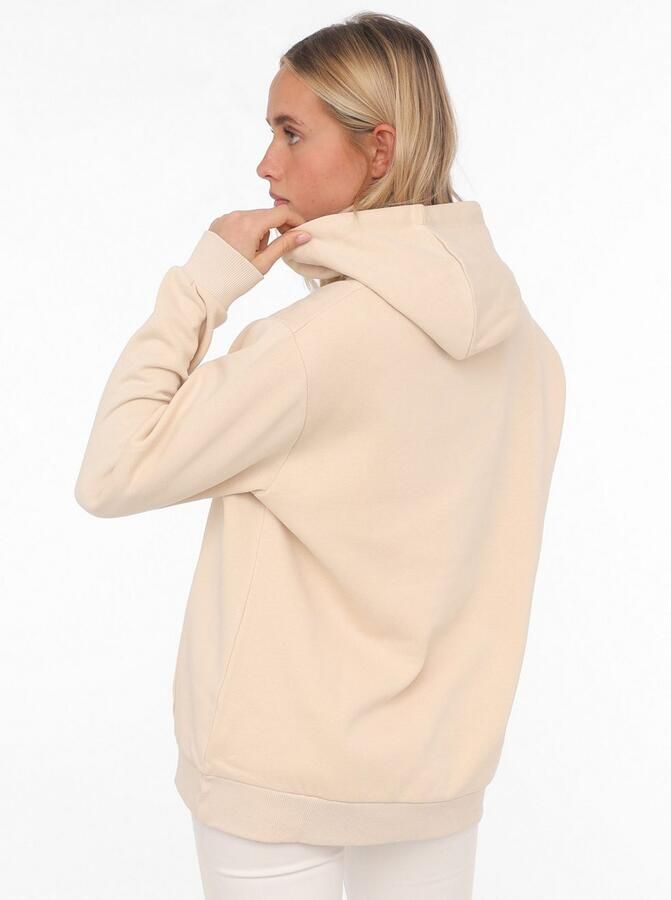 Zwillingsherz Hoodie Wild Free met pailletten koord en binnenkant van de capuchon in -look - Foto 2