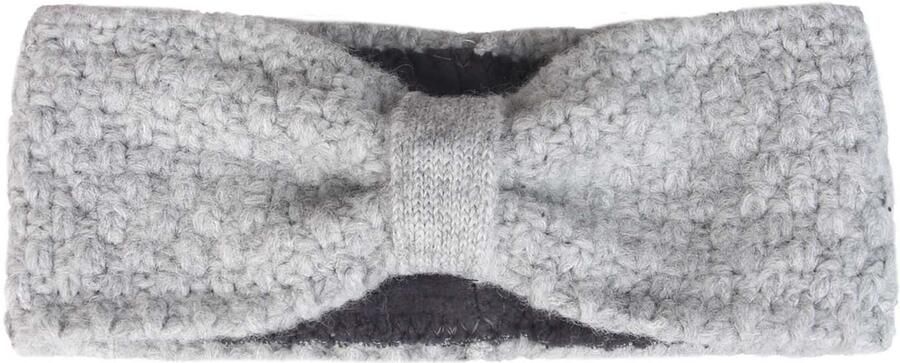 Zwillingsherz Hoofdband Motief met patroon knoop en wolgehalte - Foto 3