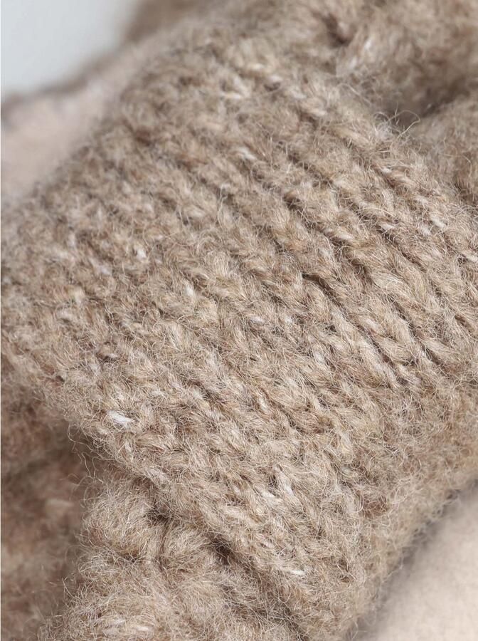 Zwillingsherz Hoofdband Motief met patroon knoop en wolgehalte - Foto 2