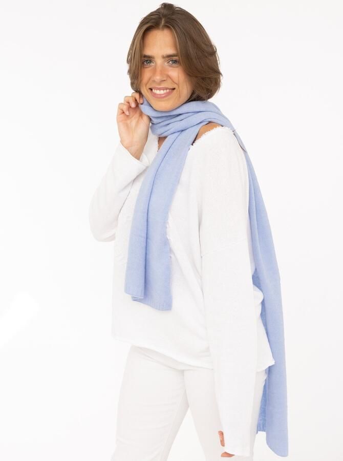 Zwillingsherz Modieuze sjaal Gebreid effen zacht verwar d kasjmier - Foto 3