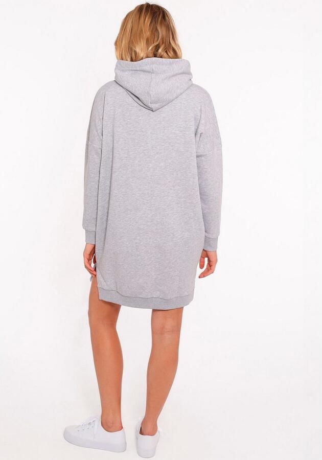 Zwillingsherz Sweatjurk Love Amour Liebe met praktische voorzakken en bedrukte koord - Foto 2