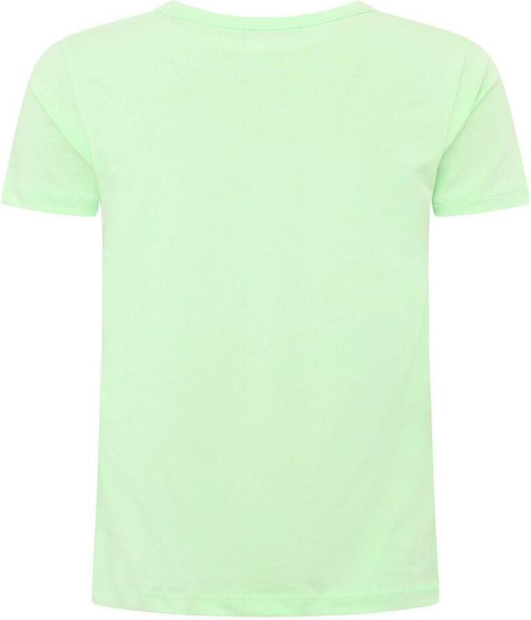 Zwillingsherz T-shirt Smile Happiness Fun Ronde hals kleurrijk borduurwerk pailletten korte mouw - Foto 2