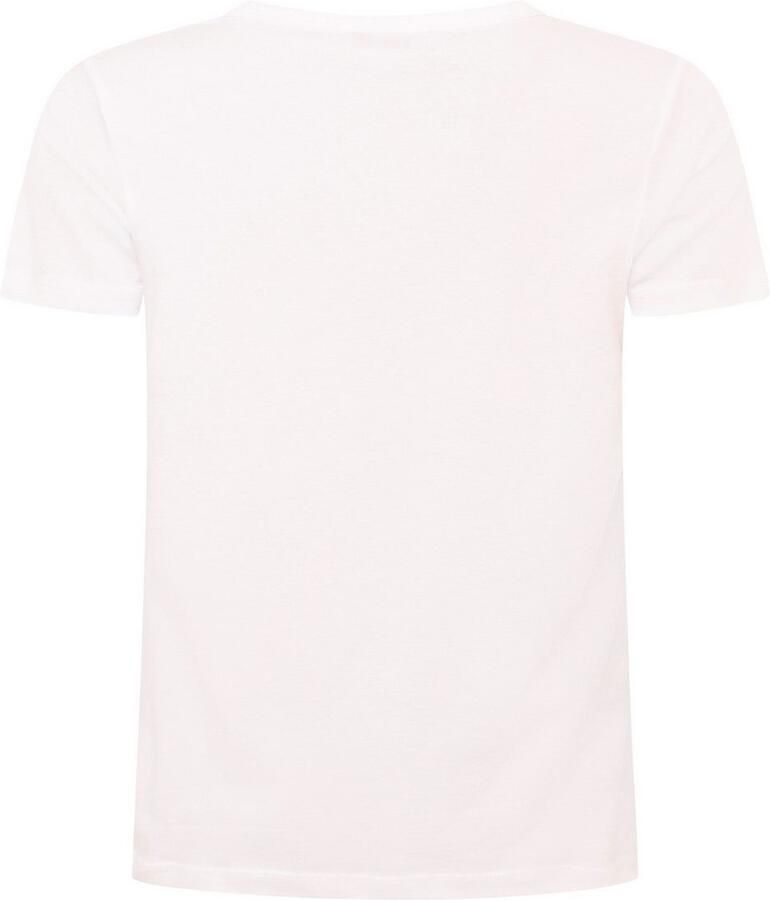 Zwillingsherz T-shirt Strand Zee Thuis maritiem borduurwerk pailletten korte mouw ronde hals - Foto 2