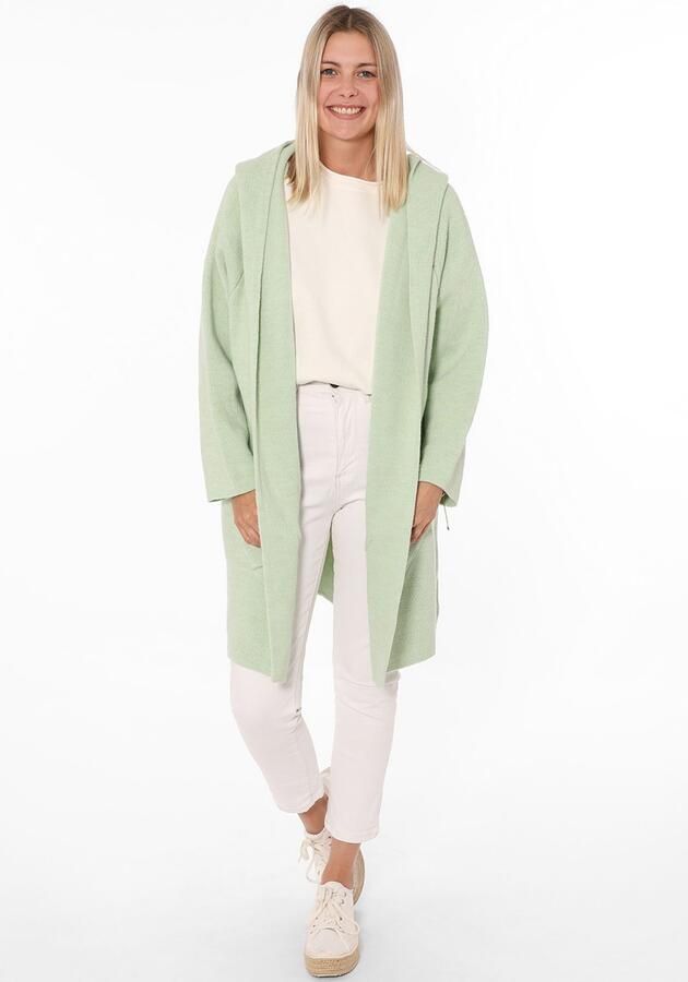 Zwillingsherz Vest Lange mouw comfortabel zakken one size zonder sluiting capuchon - Foto 5