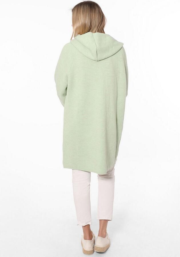 Zwillingsherz Vest Lange mouw comfortabel zakken one size zonder sluiting capuchon - Foto 2