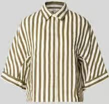 0039 italy Oversized blouse met lange mouwen van puur linnen model 'HOLLIE'