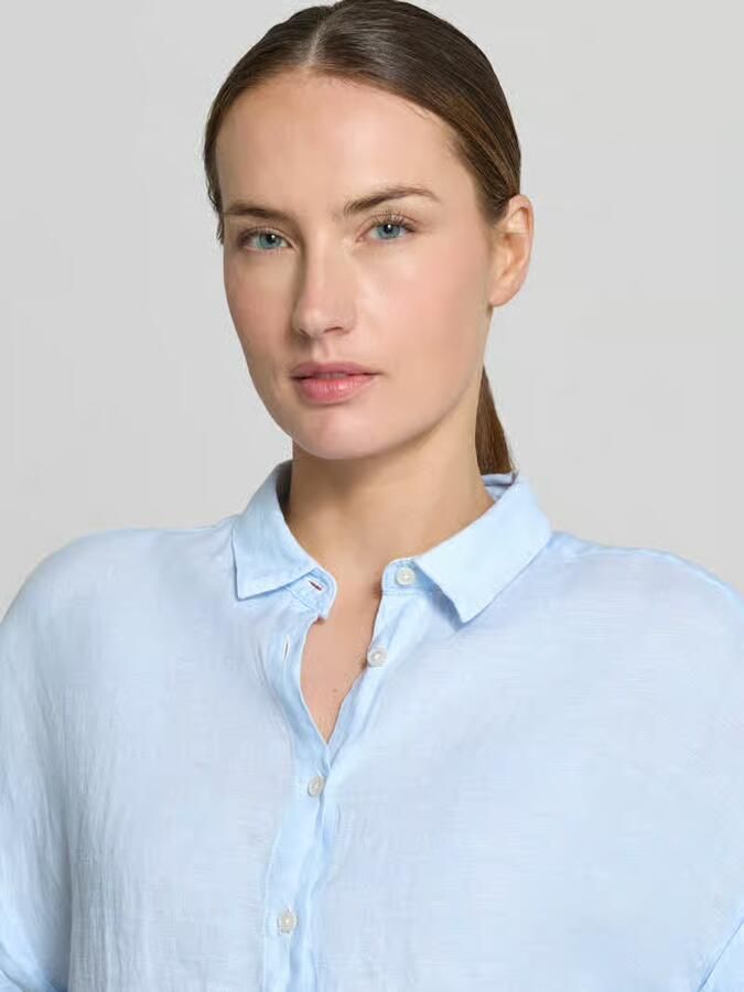 0039 italy Linnen blouse met knoopsluiting model 'DOLLY'