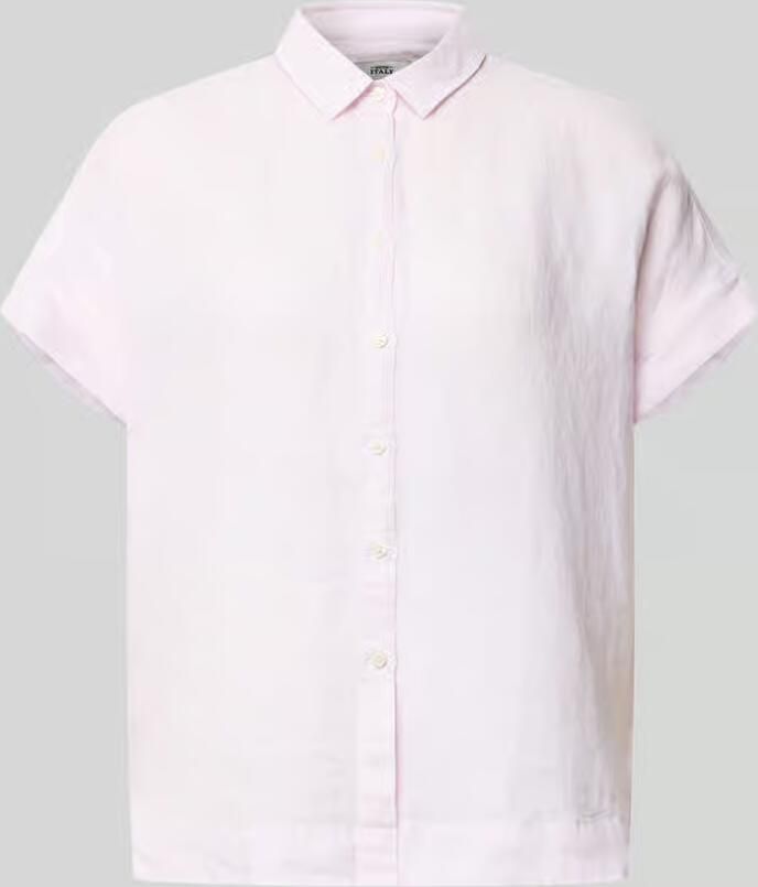 0039 italy Linnen blouse met knoopsluiting model 'DOLLY' - Foto 2