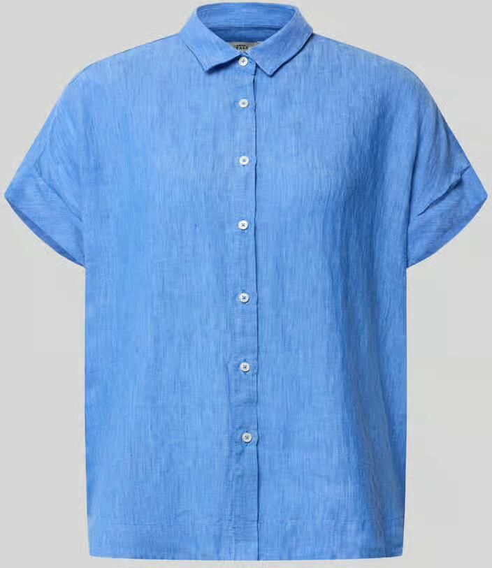 0039 italy Linnen blouse met knoopsluiting model 'DOLLY' - Foto 2