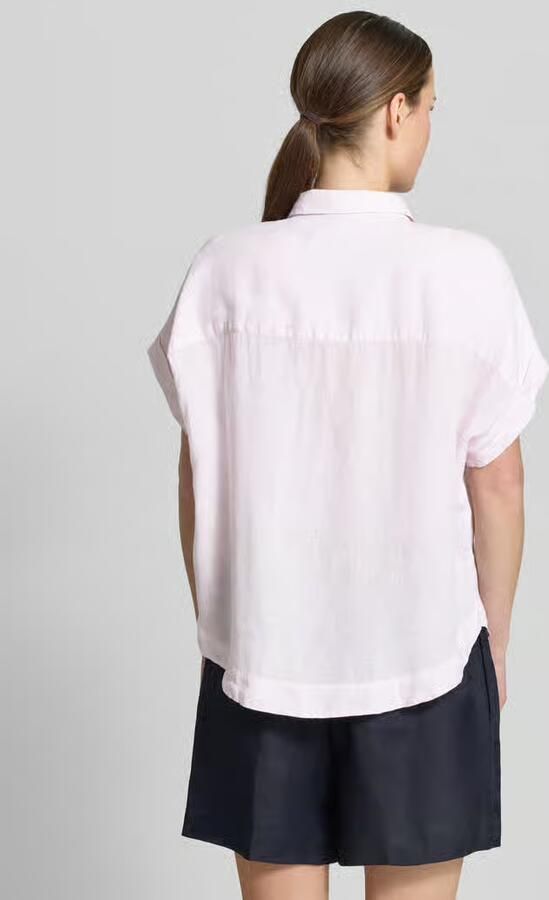 0039 italy Linnen blouse met knoopsluiting model 'DOLLY' - Foto 4