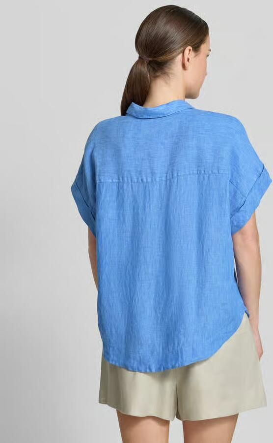 0039 italy Linnen blouse met knoopsluiting model 'DOLLY'