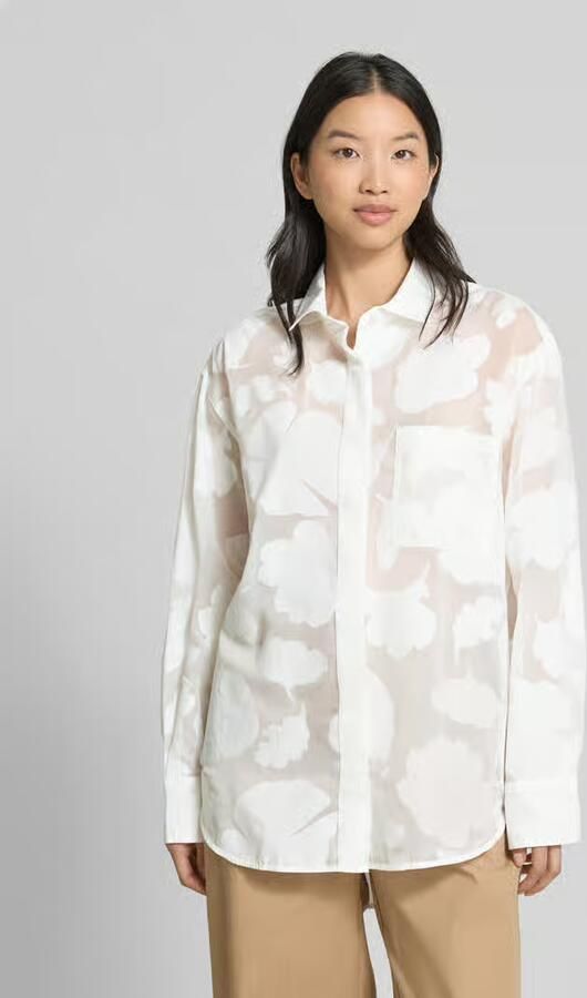 0039 italy Overhemdblouse met borstzak model 'BECKY' - Foto 4