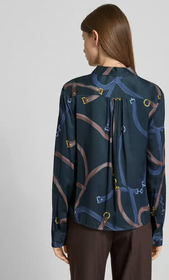 0039 italy Overhemdblouse met knoopsluiting model 'SIA'