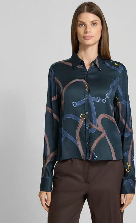 0039 italy Overhemdblouse met knoopsluiting model 'SIA' - Foto 2