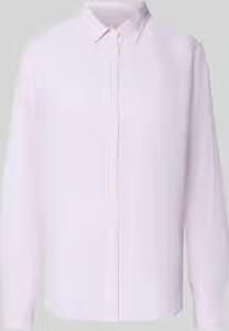 0039 italy Overhemdblouse van linnen met Kentkraag model 'MIRA'