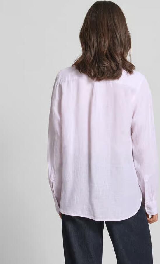 0039 italy Overhemdblouse van linnen met Kentkraag model 'MIRA' - Foto 2
