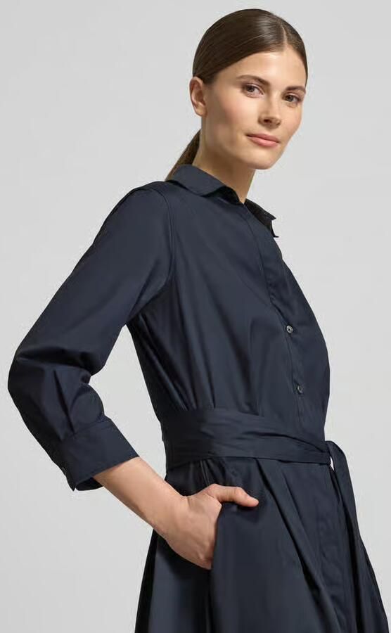 0039 italy Overhemdjurk met strikceintuur model 'JULE'