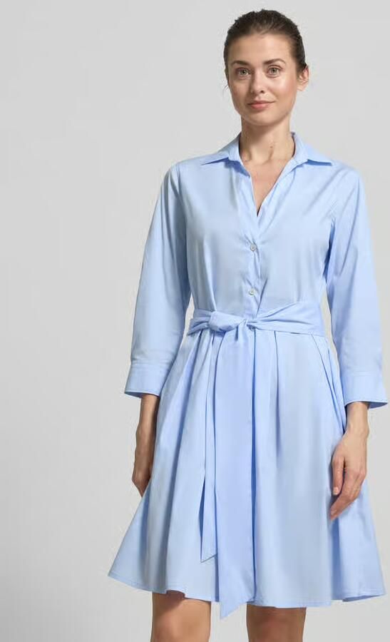 0039 italy Overhemdjurk met strikceintuur model 'JULE' - Foto 3