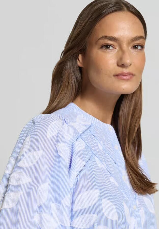 0039 italy Regular fit blouse met 3 4-mouw Model 'FAVIOLA FANCY'