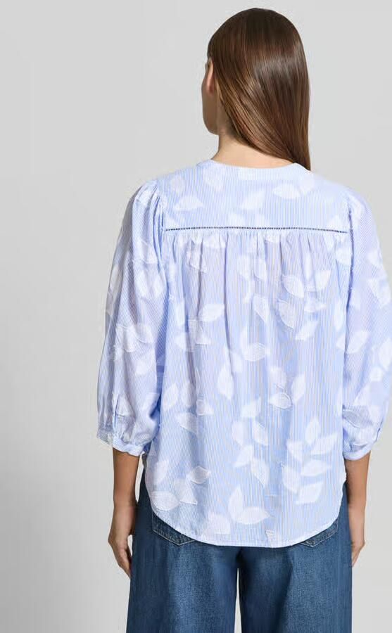 0039 italy Regular fit blouse met 3 4-mouw Model 'FAVIOLA FANCY'