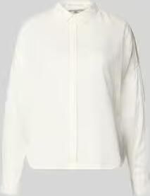 0039 italy Regular fit blouse met verborgen knoopsluiting model 'SANDY'