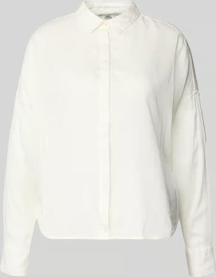 0039 italy Regular fit blouse met verborgen knoopsluiting model 'SANDY' - Foto 2