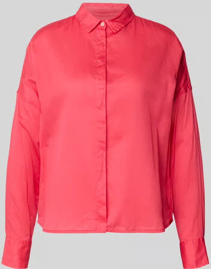 0039 italy Regular fit blouse met verborgen knoopsluiting model 'SANDY' - Foto 2