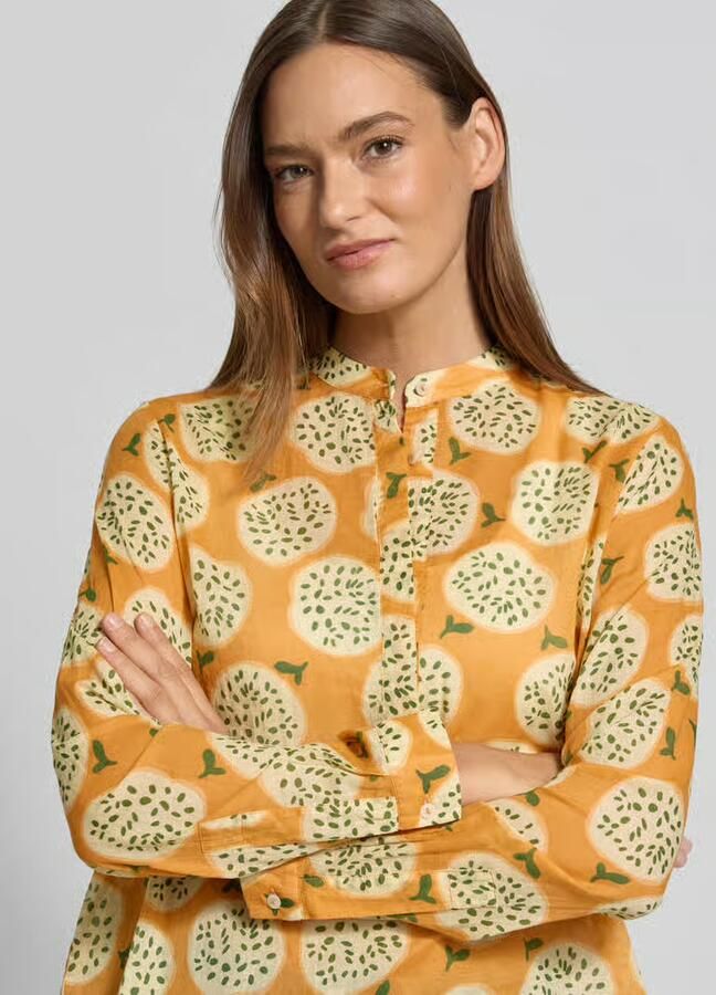0039 italy Regular fit blouse met knoopsluiting model 'JANE'