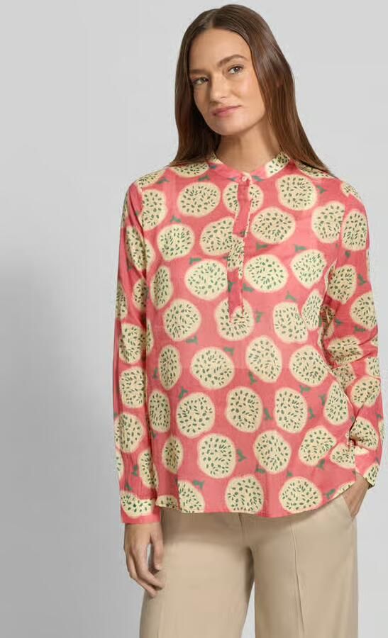 0039 italy Regular fit blouse met knoopsluiting model 'JANE' - Foto 4