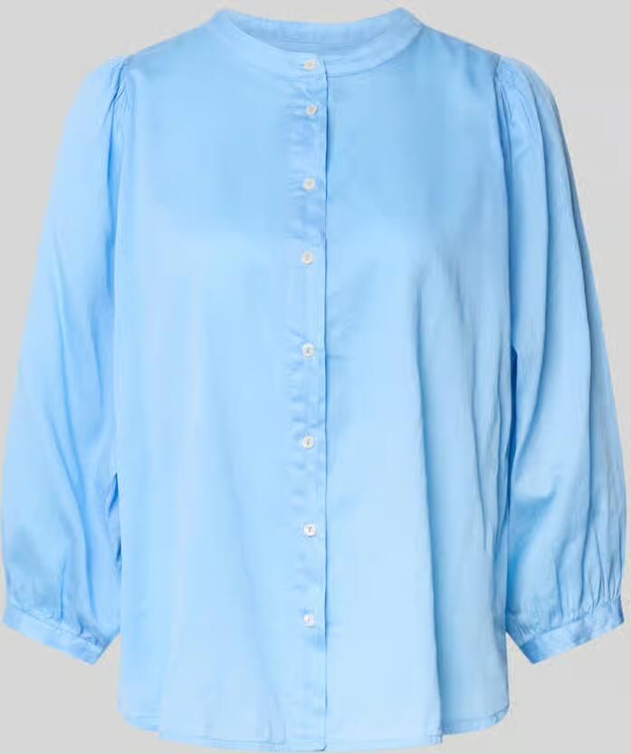 0039 italy Regular fit blouse met ronde hals Model 'FAVIOLA' - Foto 2