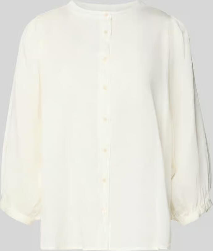 0039 italy Regular fit blouse met ronde hals Model 'FAVIOLA' - Foto 2