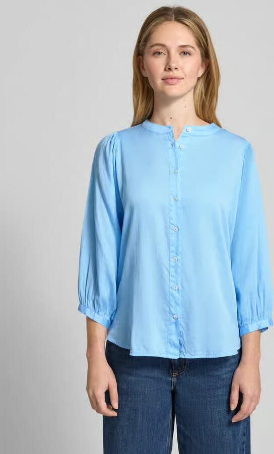 0039 italy Regular fit blouse met ronde hals Model 'FAVIOLA' - Foto 4