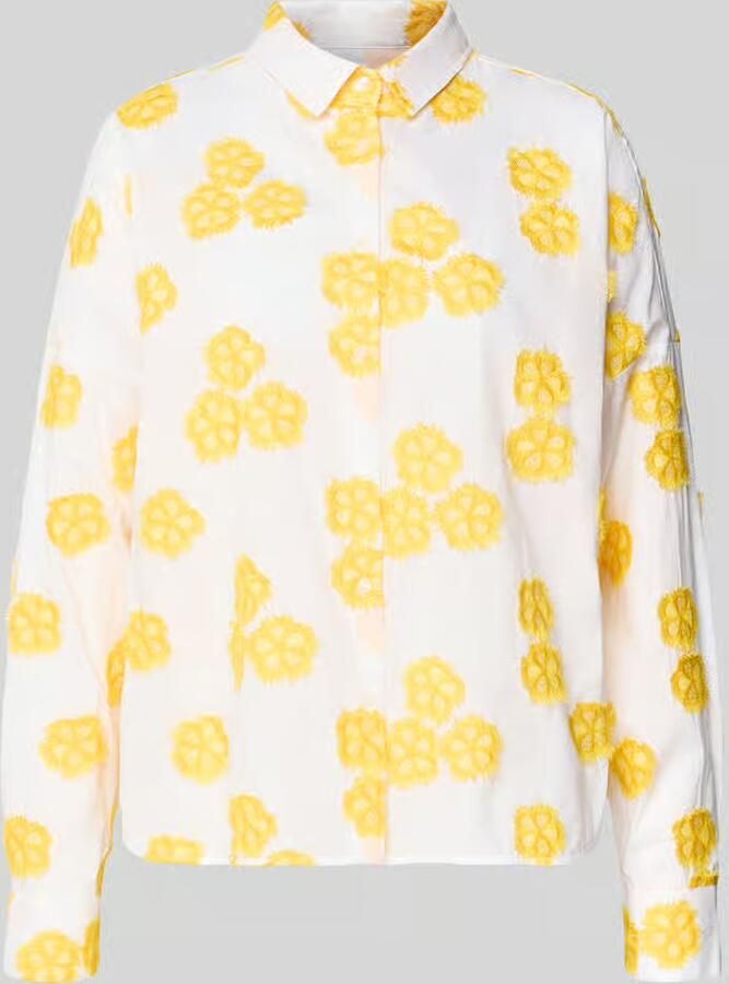 0039 italy Regular fit blouse met stitchings model 'LUCY' - Foto 2