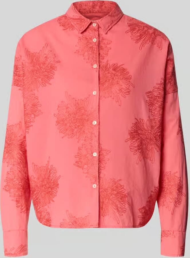0039 italy regular fit blouse met stitchings model 'LUCY' - Foto 2
