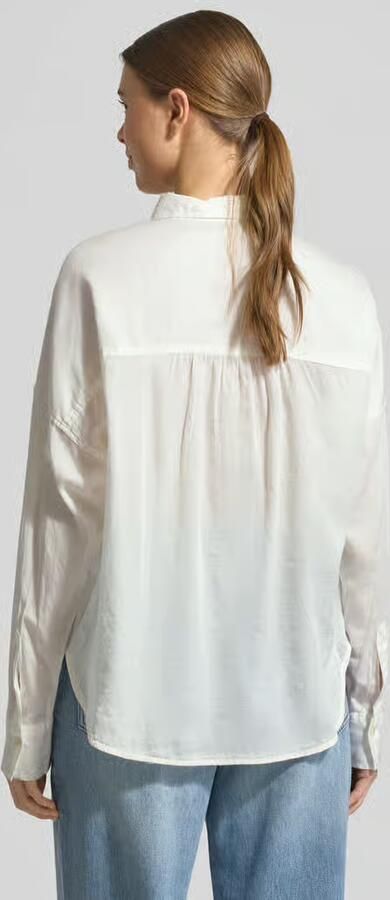0039 italy Regular fit blouse met verborgen knoopsluiting model 'SANDY' - Foto 3